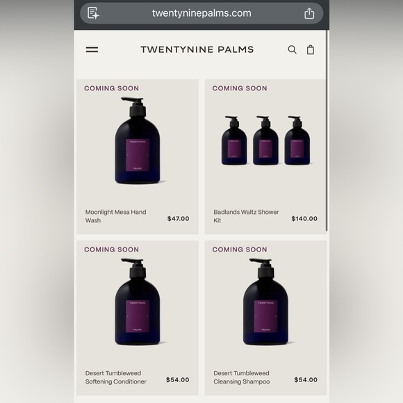 Twentynine Palms Other - Twentynine Palms Body Wash (B)
